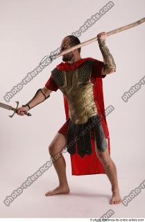MARCUS STANDING POSE WITH SWORD AND SPEAR